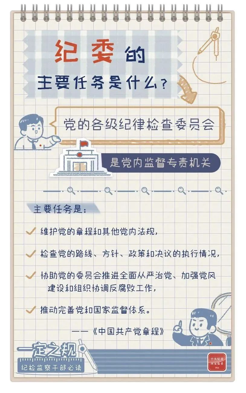 一定之规：纪委的主要任务是什么？